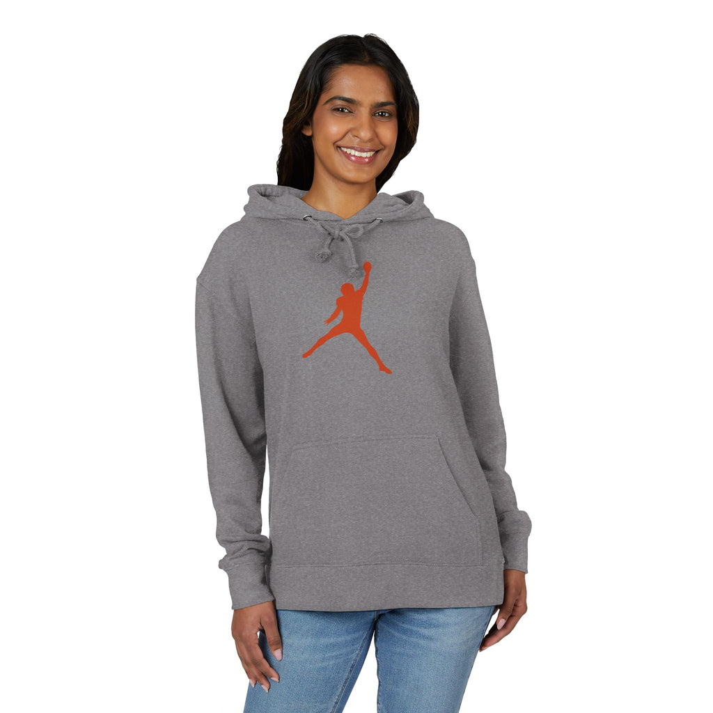 Jumpman Silhouette Hoodie — Retro Basketball Logo Pullover