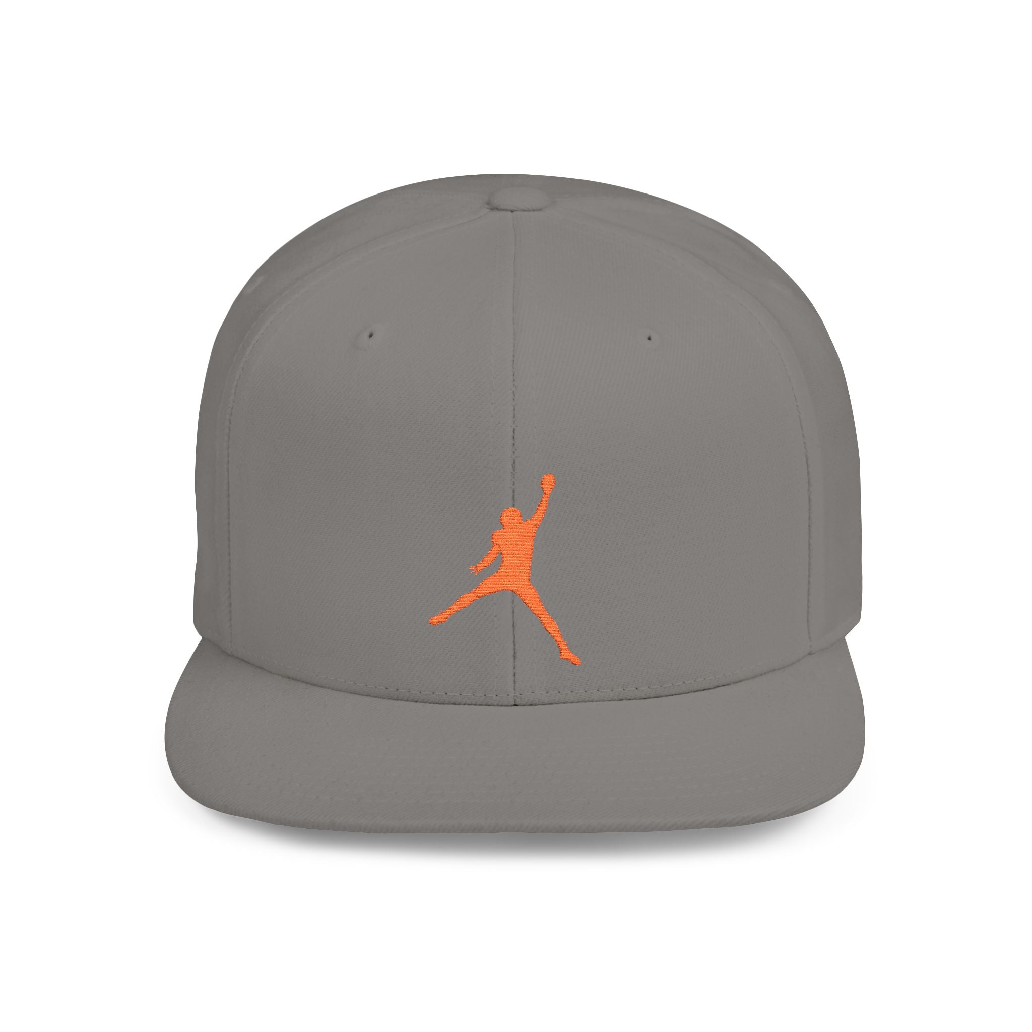 Caleb Williams — Orange Iceman Silhouette Logo Flat Bill Cap