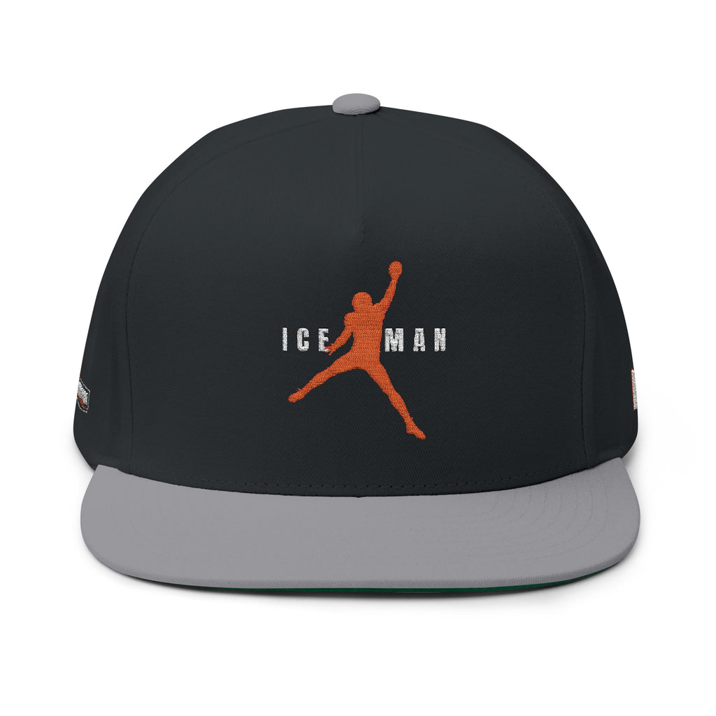 Embroidered Caleb Williams ICEMAN Football Snapback Cap — Orange Logo