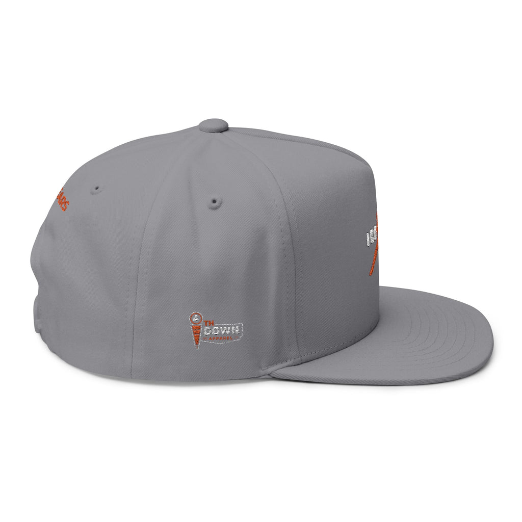 Embroidered Caleb Williams ICEMAN Football Snapback Cap — Orange Logo