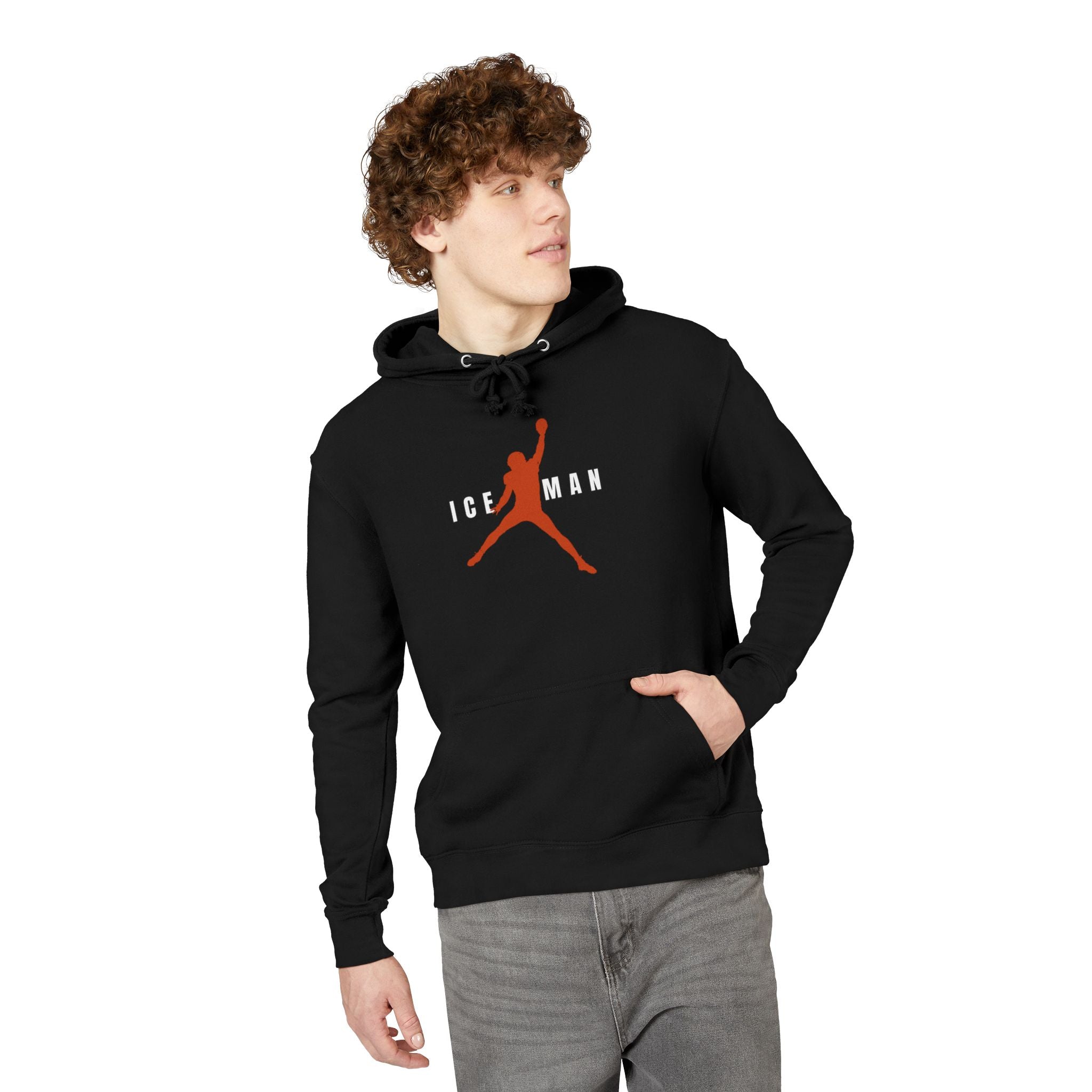 Copy of Williams ICEMAN Silhouette Hoodie — Football Logo Pullover