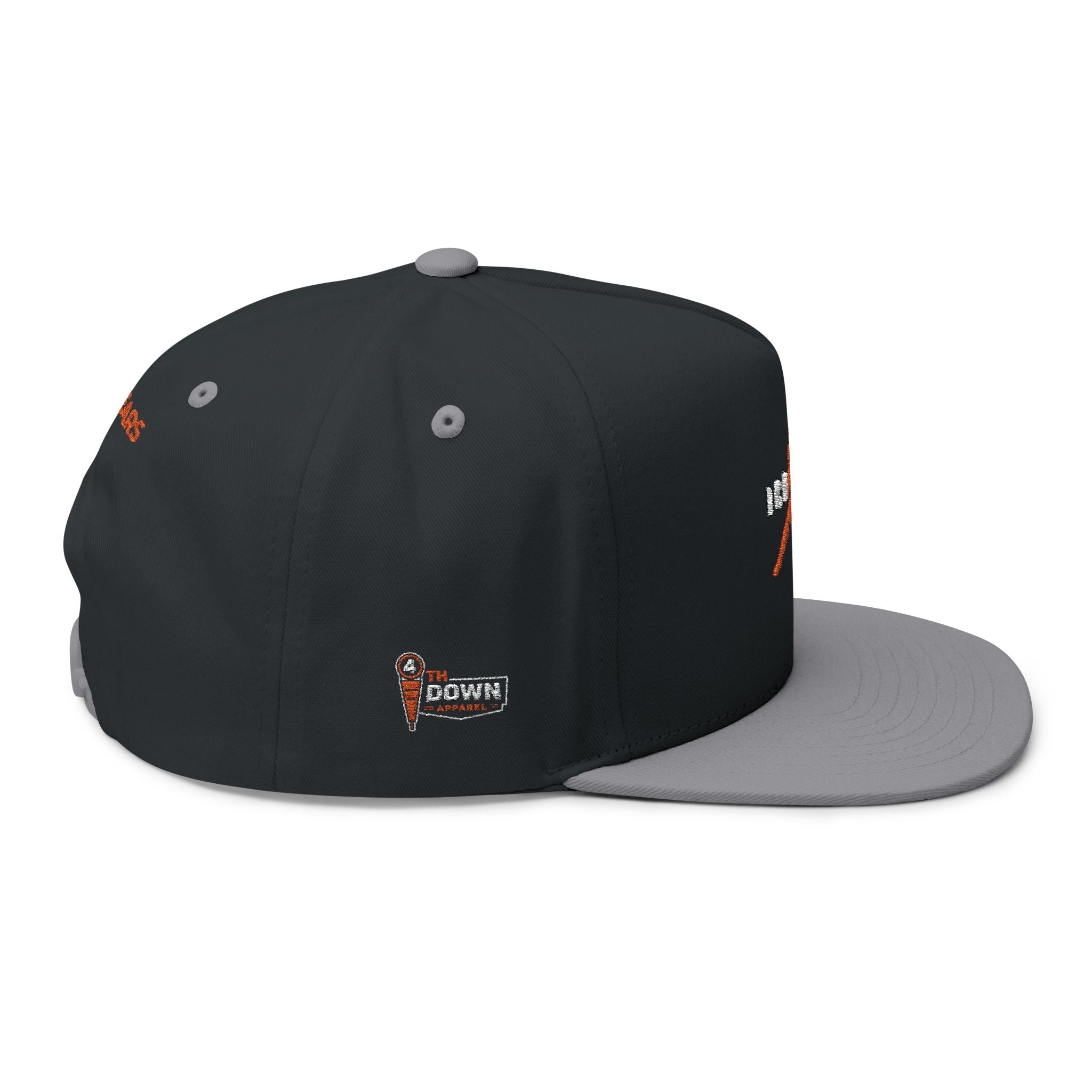 Embroidered Caleb Williams ICEMAN Football Snapback Cap — Orange Logo